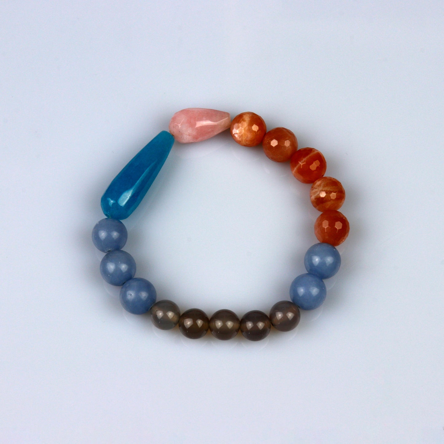 Pearl bracelet - Blue/Brown