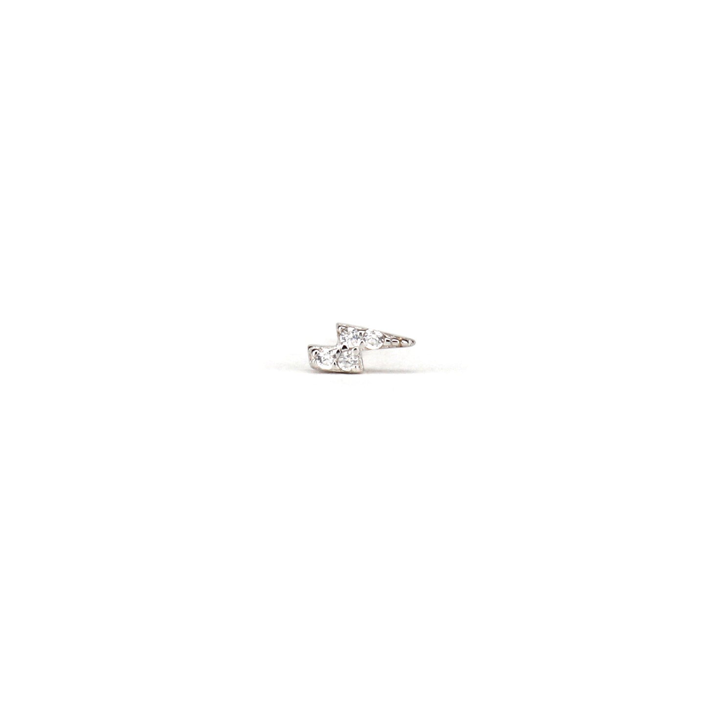 Viento ear stud - Silver