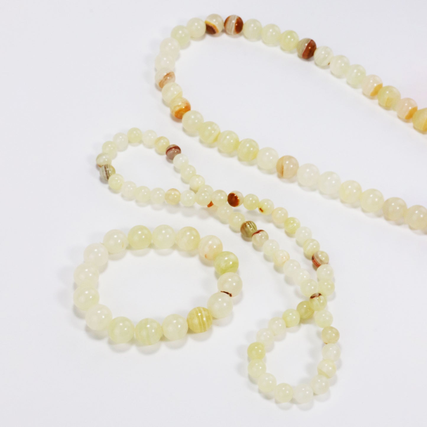 Pearl necklace - Marble S