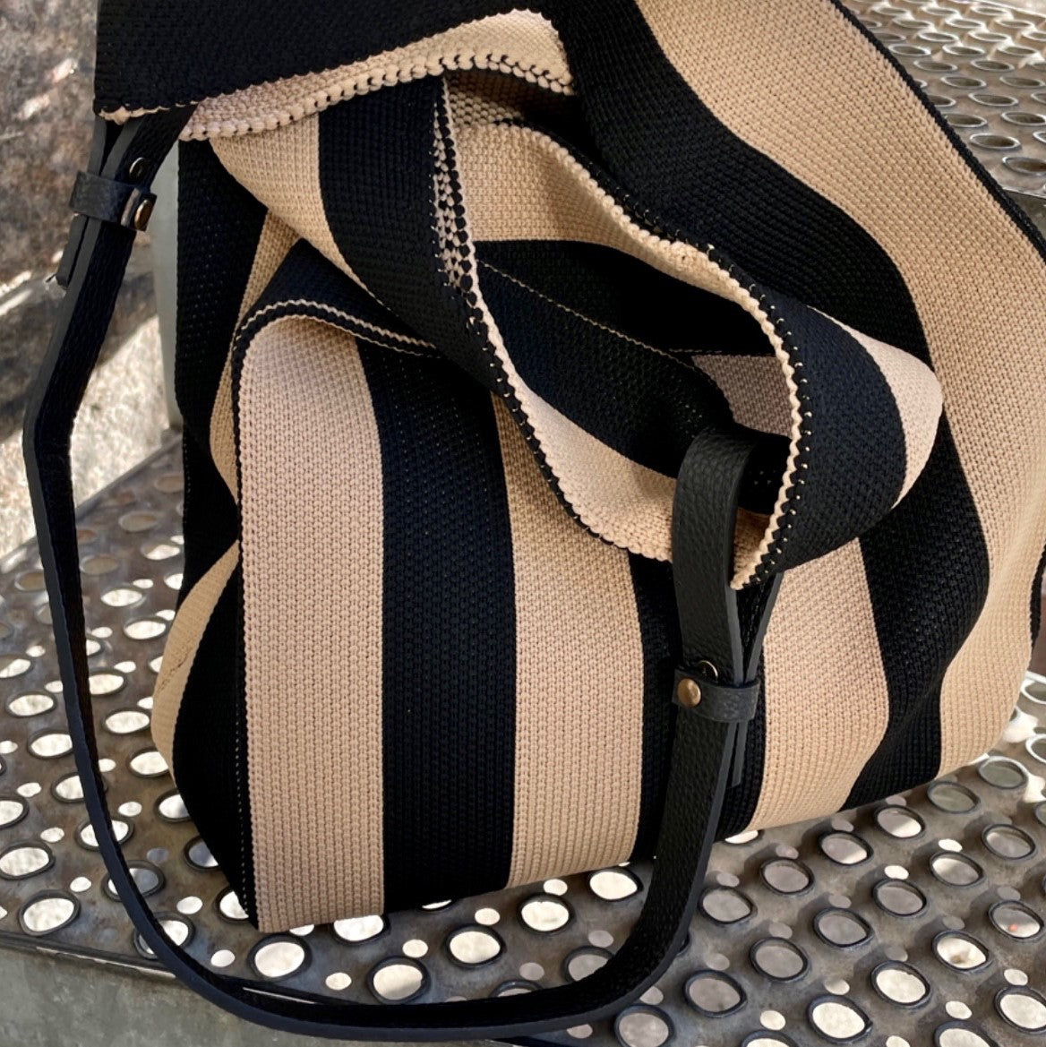 Sort strap til woven shopper