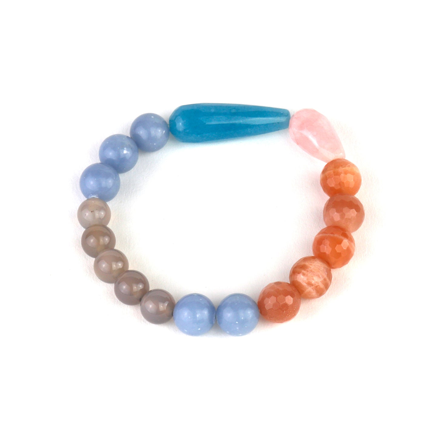 Pearl bracelet - Blue/Brown