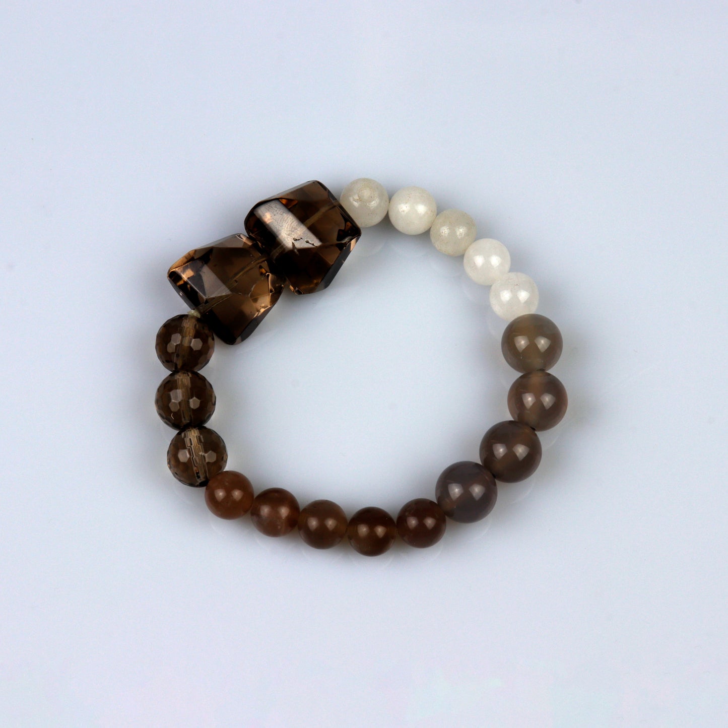 Pearl bracelet - Grey/Brown