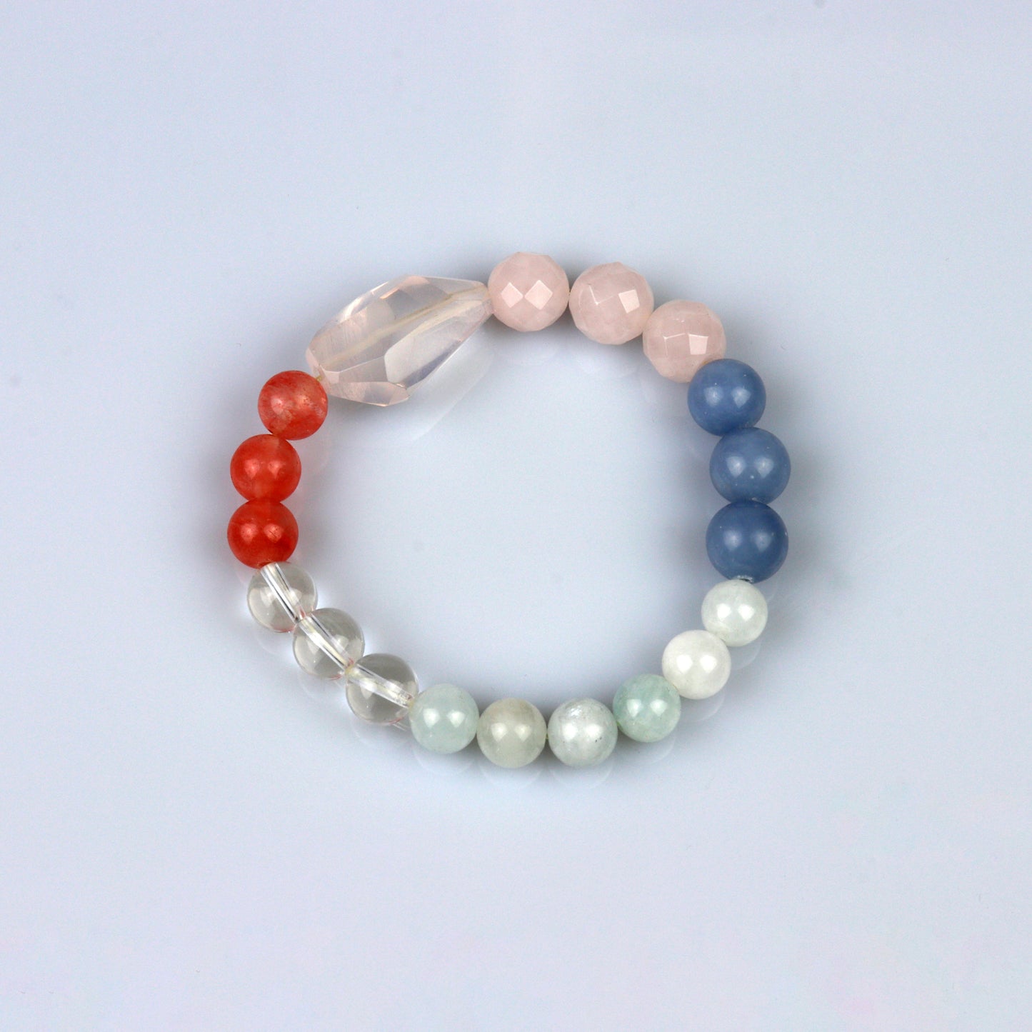 Pearl bracelet - Rose/Blue