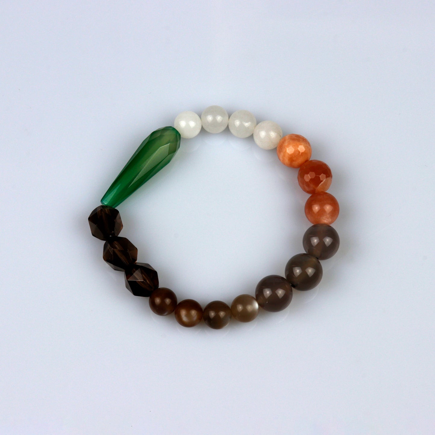Pearl bracelet - Green/Brown