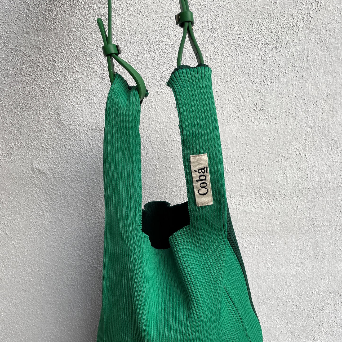 Grøn strap til woven shopper