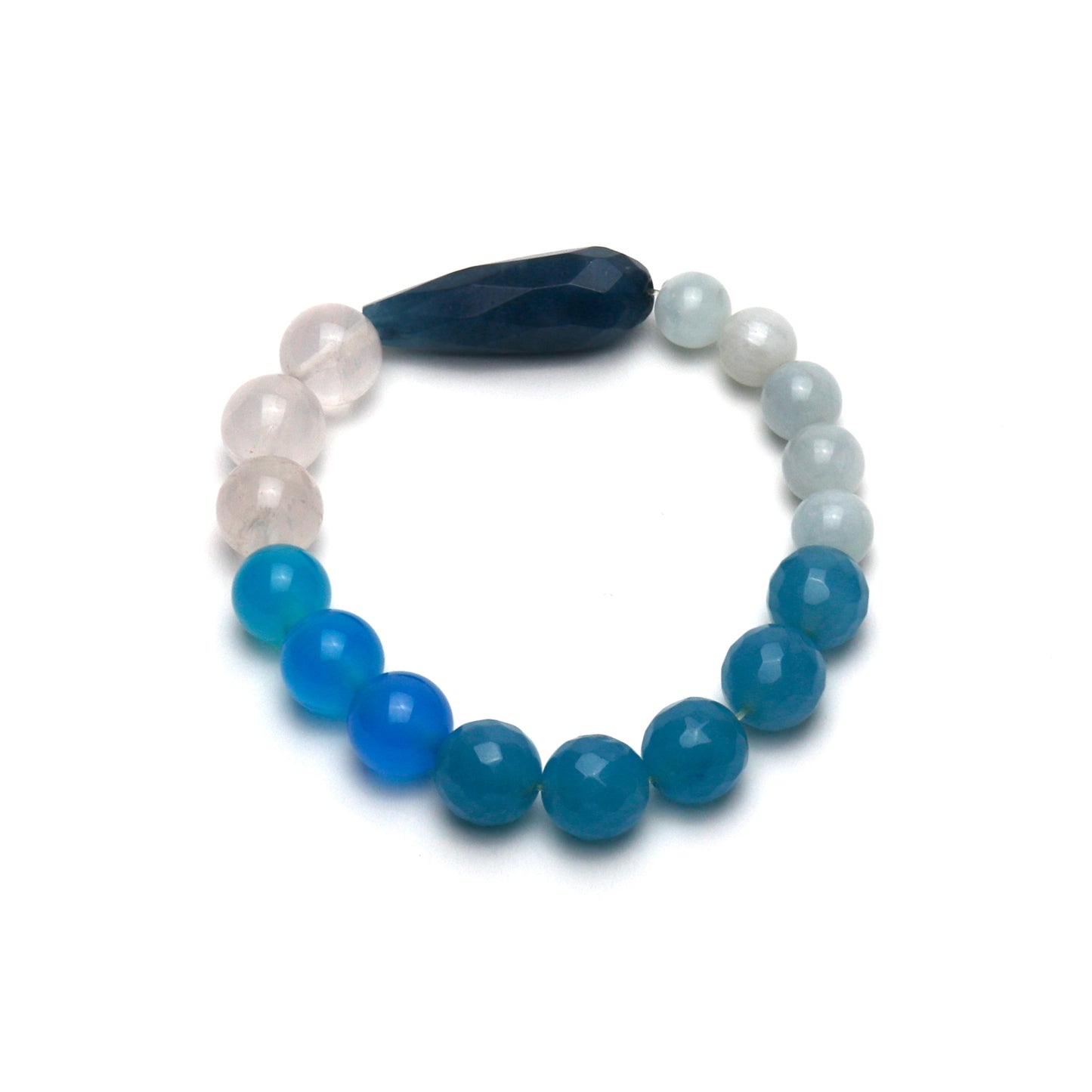 Pearl bracelet - Blue/White