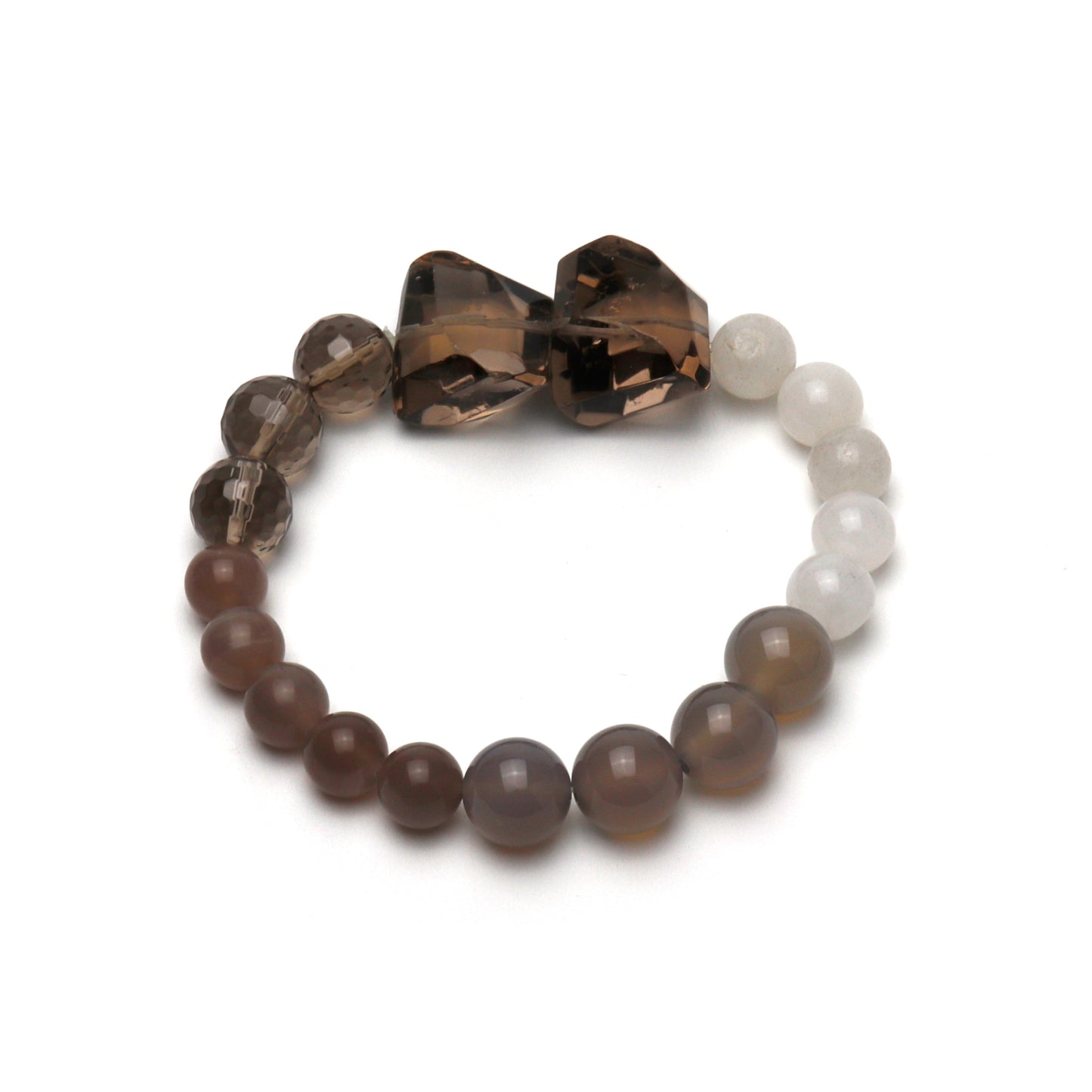 Pearl bracelet - Grey/Brown