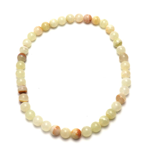 Pearl necklace - Marble L